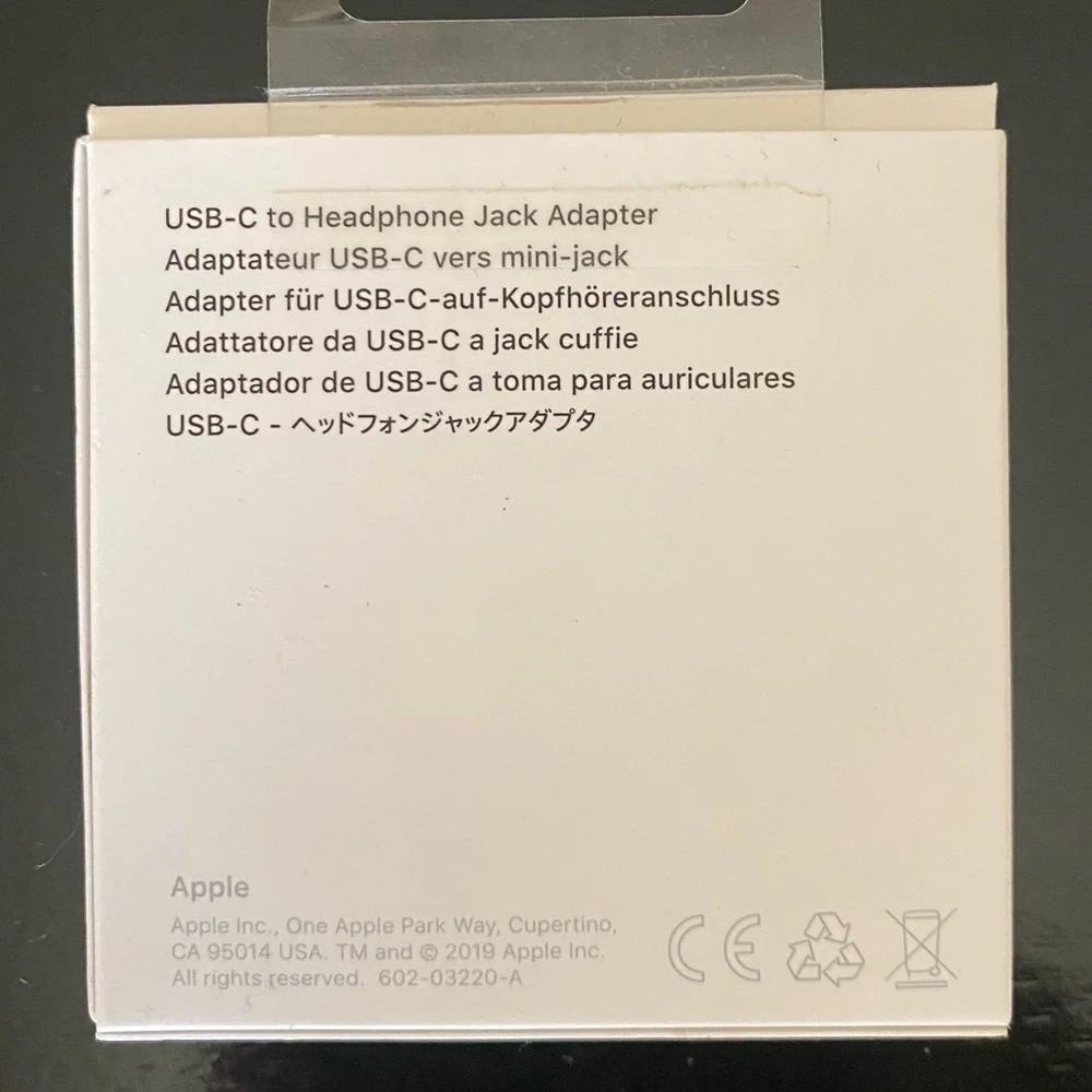 Apple USB-C Headphone Jack Adapter